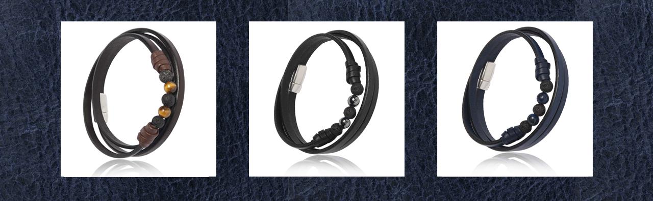 image de Le bracelet en cuir pour homme, le style par excellence