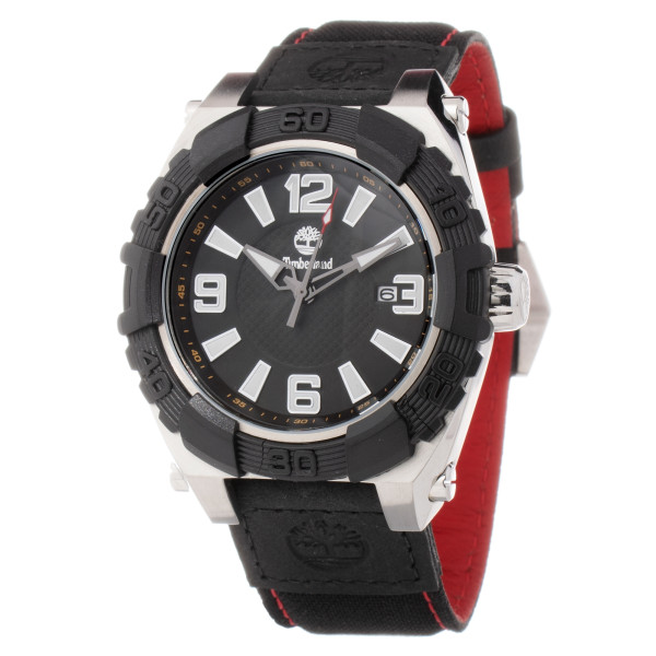 Montre Homme TIMBERLAND - Bracelet en Acier Inoxydable Argent - 45MM
