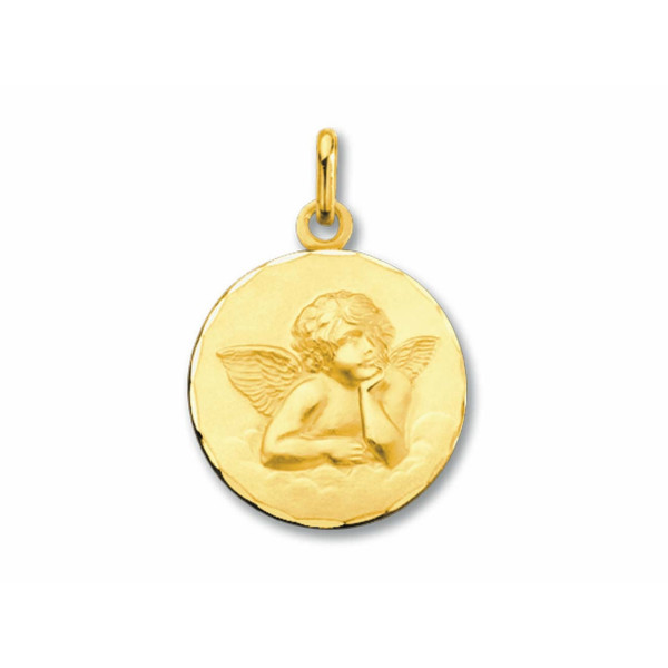 ONEKISS - Médaille Ange de Raphaël, Or jaune 18k