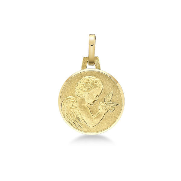 ONEKISS - Médaille Ange, Or jaune 18k