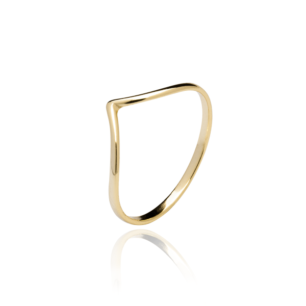 Phalanx ring gold-plated or silver "Camber" - PD Paola