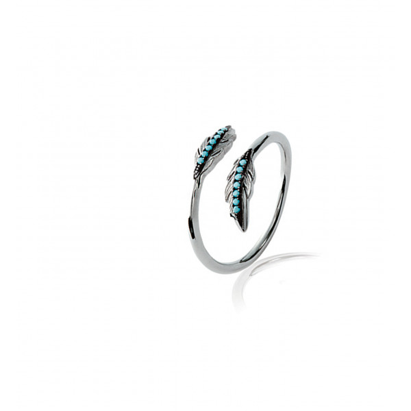 Ring "Feather"  in Silver - Lorenzo R