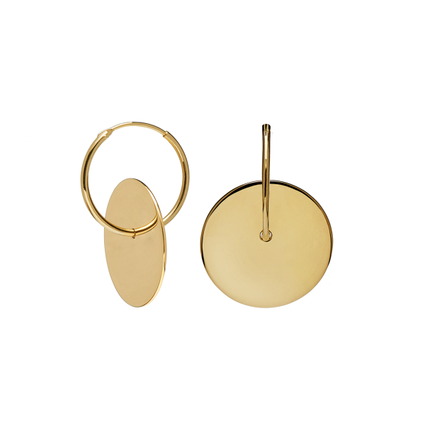 Silver or gold plated "Amuletto" earrings - PD Paola