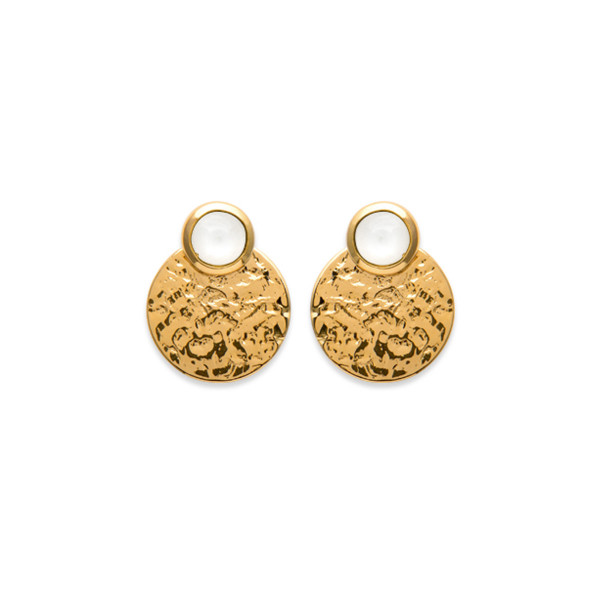 Moonstone earrings "Pia" - Bijoux Privés Discovery