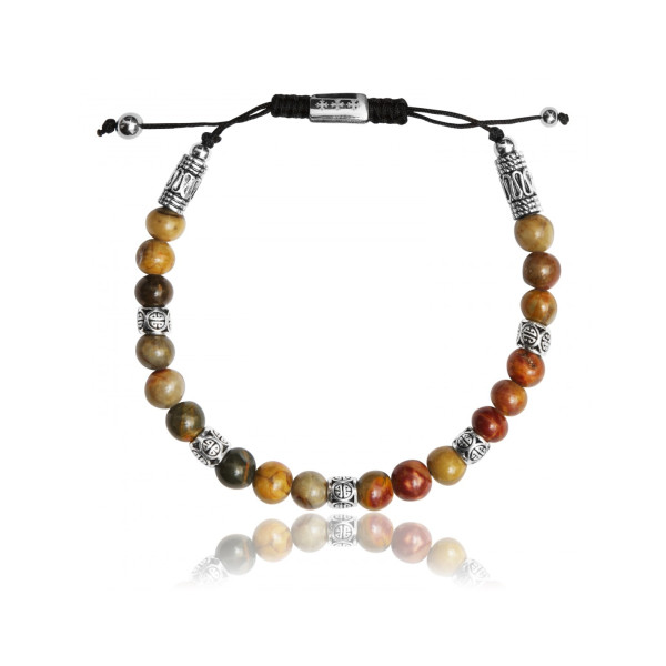 Natural stone men's bracelet - Lauren Steven