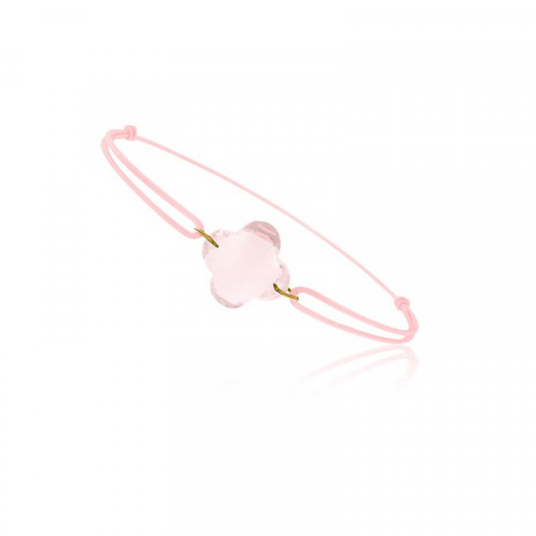 Pink quartz bracelet "Flower" - Be Jewels
