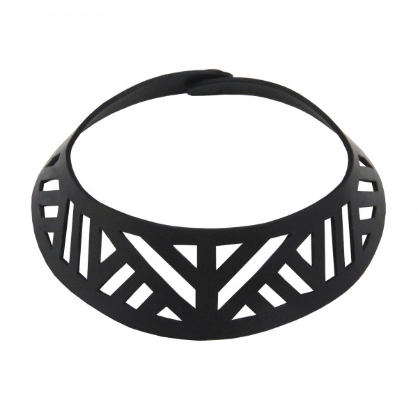 Graphic leather necklace - Sev Sevad