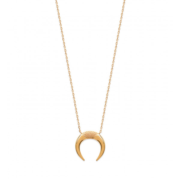 Silver necklace for women "Horn" - Lorenzo R