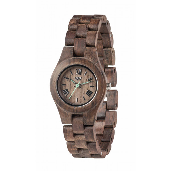 Wooden watch "Criss Chocolate Rough" - WeWood