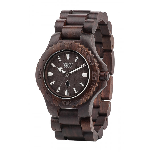 Wooden watch "Date Chocolate" - WeWood