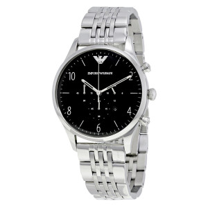 Montre ARMANI Homme Acier Inoxydable  Gris  - Argenté - 43MM