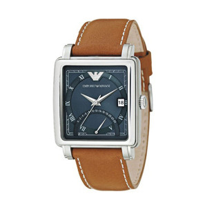 Montre ARMANI Homme Acier Inoxydable  Argenté - Marron - 38MM