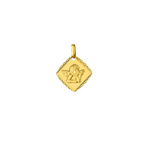 ONEKISS - Médaille Ange , Or Jaune 18k