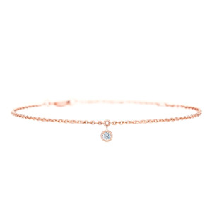 ONEKISS - Bracelet "Liz" Diamant 0,07ct , Or  18k