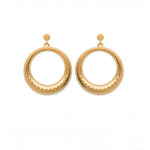 Gold-plated or silver-plated dangling earrings "Victoria" - Bijoux Privés Discovery