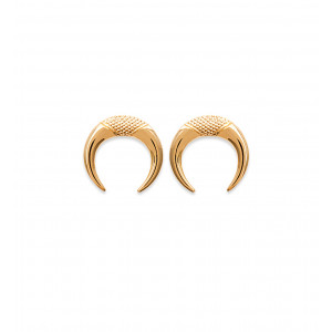 Earrings gold plated or silver "Horns" - Lorenzo R