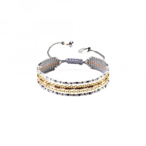 Mishky bracelet and gold beads - Mishky Summer Collection 2018