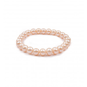 Golden pink pearl bracelet - Tikopia