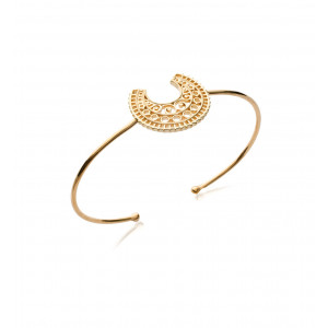 Bangle bracelet "Seville" gold-plated - Bijoux Privés Discovery