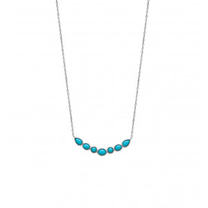 Necklace "7 blue stones" - Lorenzo R
