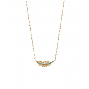 Chain necklace "feathers" - Lorenzo R