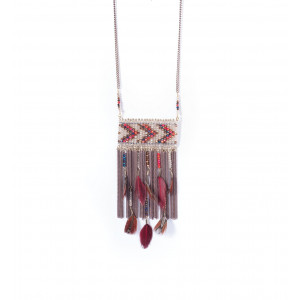 Fancy long necklace "Palmari" - Amarkande