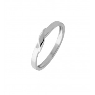Engagement ring TwistMe "Simple Jump" in silver - Bijoux Privés Discovery