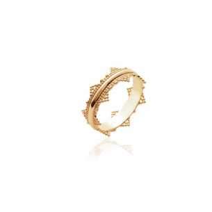 Gold plated ring "Aldia" - Bijoux Privés Discovery