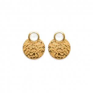 Moonstone earrings "Pia" - Bijoux Privés Discovery