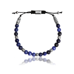 Man bracelet natural sodalite stone - Lauren Steven