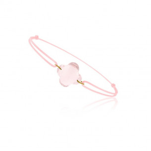 Pink quartz bracelet "Flower" - Be Jewels