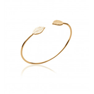 Gold-plated bangle bracelet "Capucine" - Bijoux Privés Discovery 
