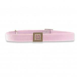 Aï Shiteru "9Th Pink Sapphire Avenue" Stretchme Bracelet In 925 Solid Silver 