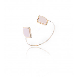 Open rigid bracelet - Poli Joias