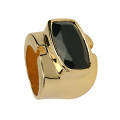 Bague IDEAL2 en Vermeil et Onyx Noir - VALLÈS DORDAL