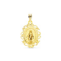 ONEKISS - Médaille Vierge miraculeuse, Or jaune 18k