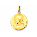 ONEKISS - Médaille Christ, Or jaune 18k