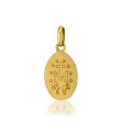 ONEKISS - Médaille Vierge miraculeuse, Or jaune 18k