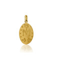 ONEKISS - Médaille Vierge miraculeuse, Or jaune 18k