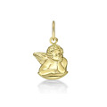 ONEKISS - Pendentif breloque Ange, Or jaune 18k