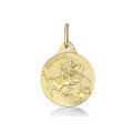 ONEKISS - Médaille St Georges, Or jaune 18k