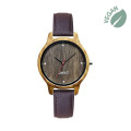 Montre femme en bois - CARENE Vegan Pomme Chocolat - 14mm