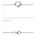Bracelet coeur et Zircons - Bijoux Privés Discovery