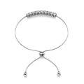 Bracelet Crystal Mia - Plaqué Or Blanc 18K
