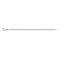 ONEKISS - Chaîne maille Forçat diamantée, 50 cm, Or Jaune / Blanc 18k