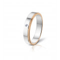 Wedding ring and diamond gold 18K - Collection Angeli Di Bosca