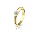 Engagement ring Gold and diamond - Angeli Di Bosca