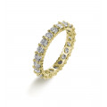 Full eternity wedding ring in gold 18 carats with diamonds - Bijoux Privés Exclusive