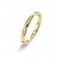 Full eternity gold wedding ring - Bijoux Privés Exclusive