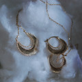 Earrings gold plated or silver "Aluna" - Bijoux Privés Discovery